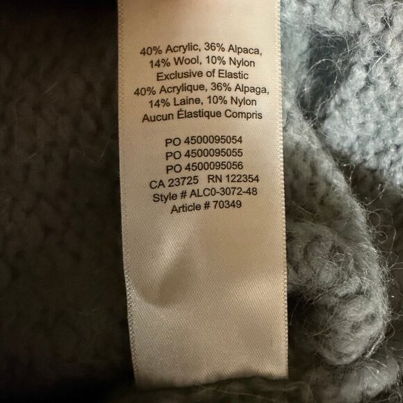 🩶 The Group by Babaton Alpaca Wool Blend Knit Hoodie (Size 2) - Picture 7 of 7